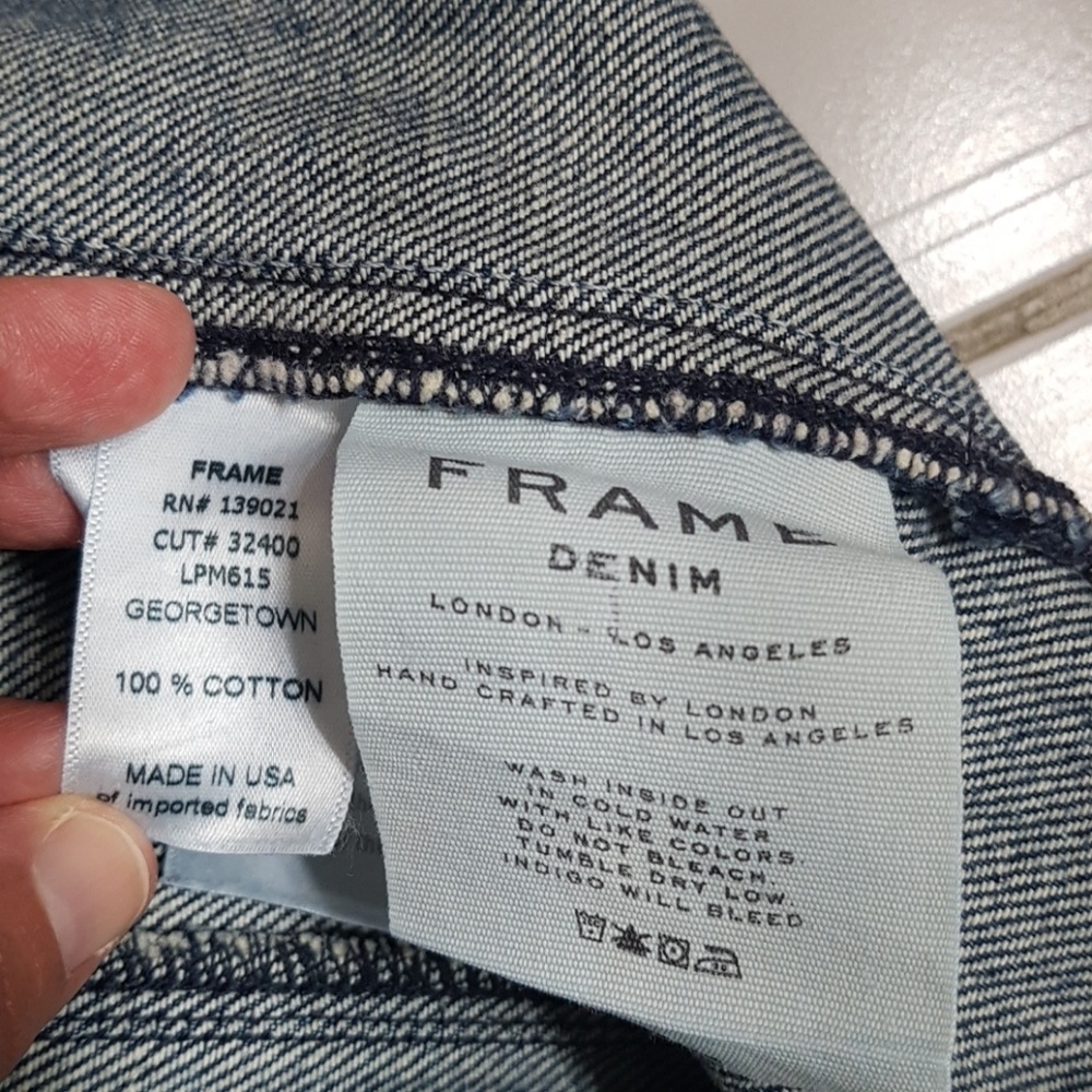 Frame Le Panel Mini Skirt - Picture 7 of 7